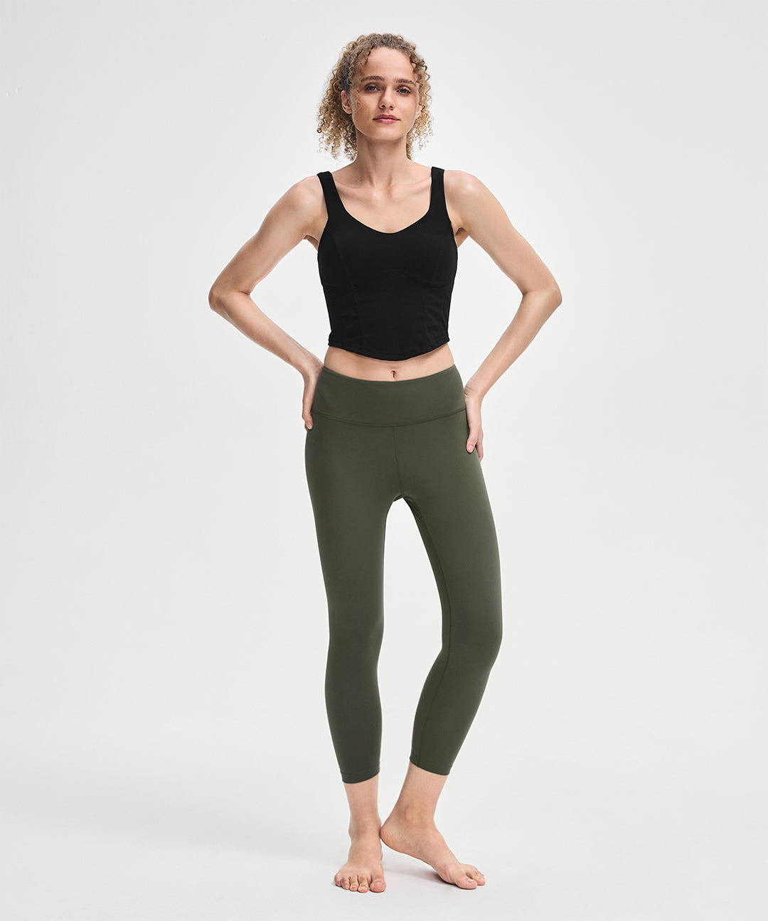 High Waist Capri 21''