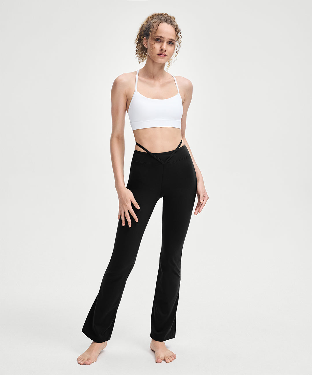 Spaghetti Waist Flare Legging 31.5''