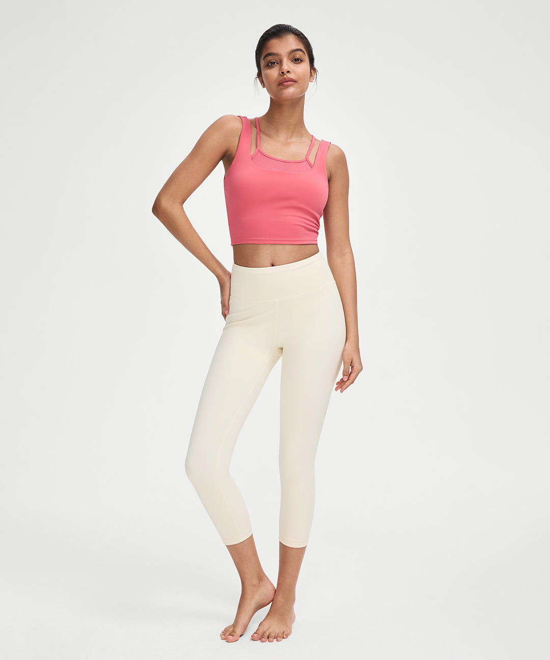 High Waist Capri 21''