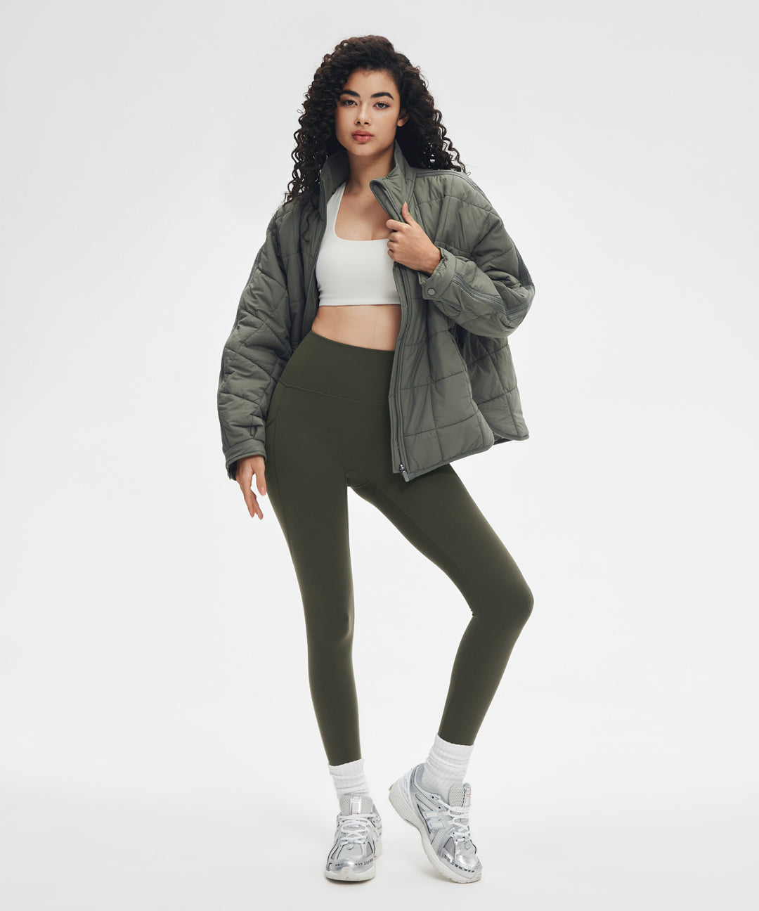 Fleece LunaAiry™ Legging with Pockets 28''