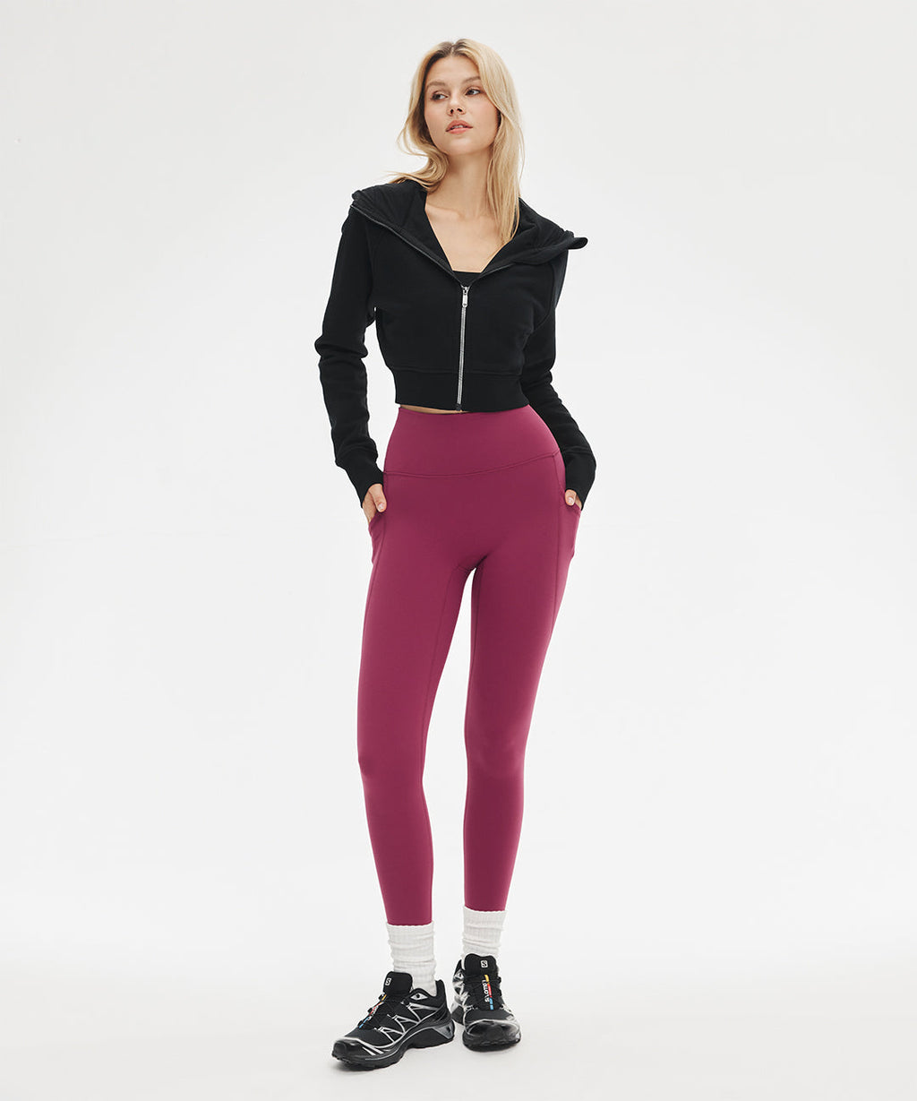 Fleece LunaAiry™ Legging with Pockets 28''