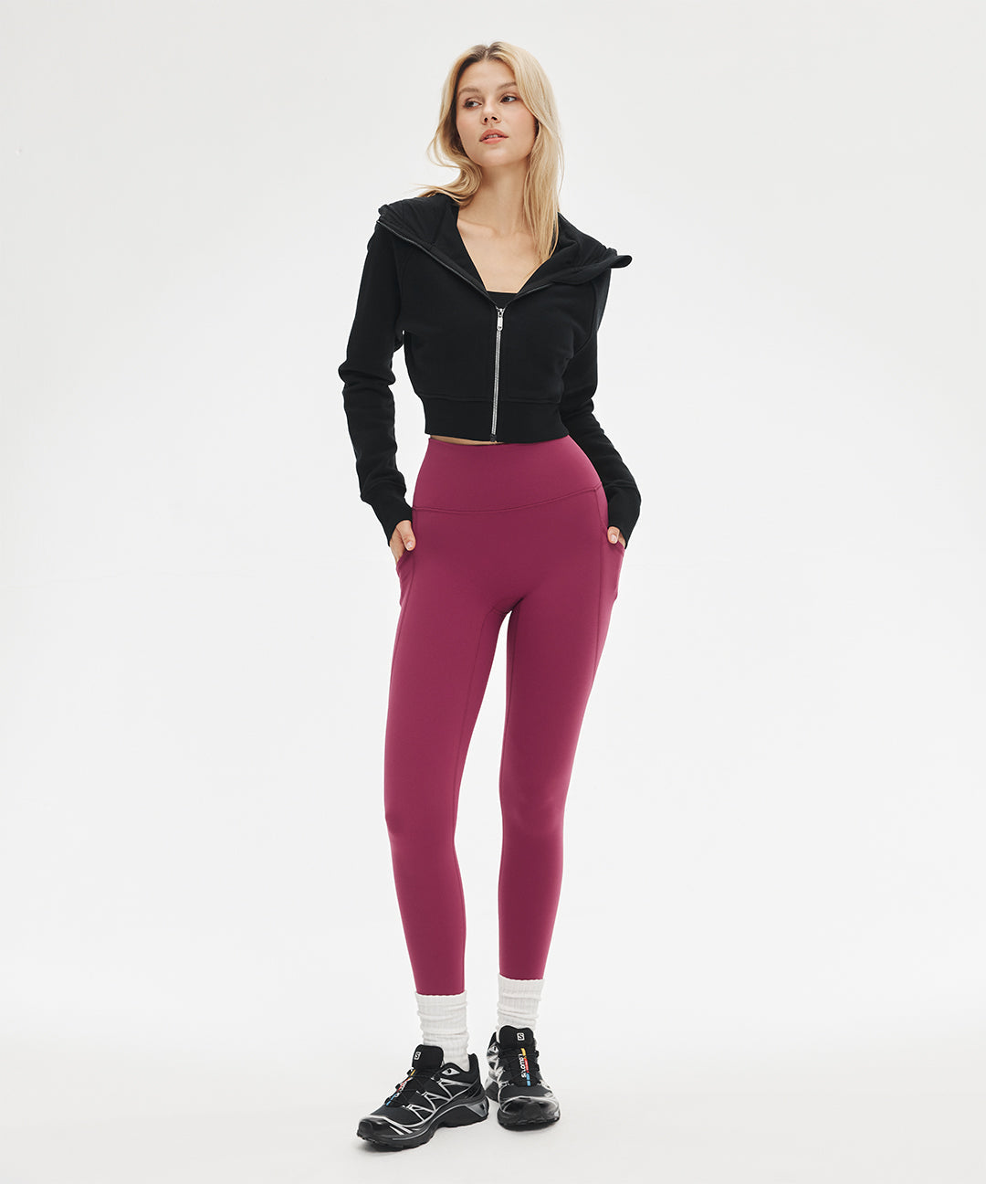 Fleece LunaAiry™ Legging with Pockets 28''